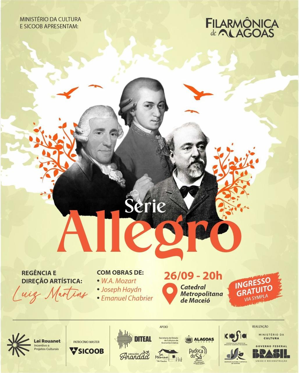 Concerto Série Allegro em Maceió - Sympla