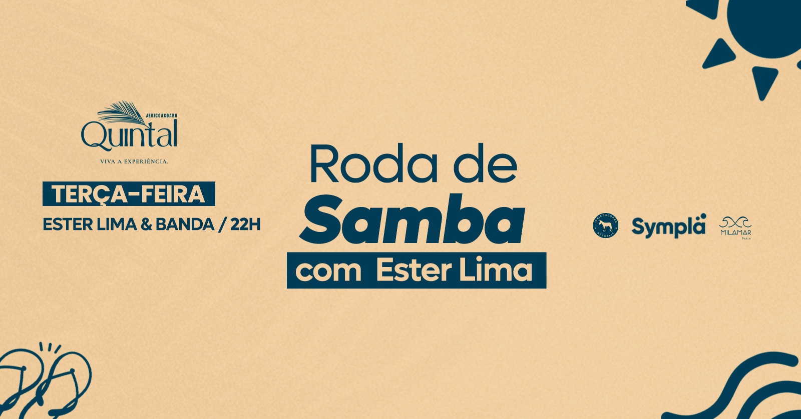 TERÇA - RODA DE SAMBA DO QUINTAL - Jijoca de Jericoacoara, CE