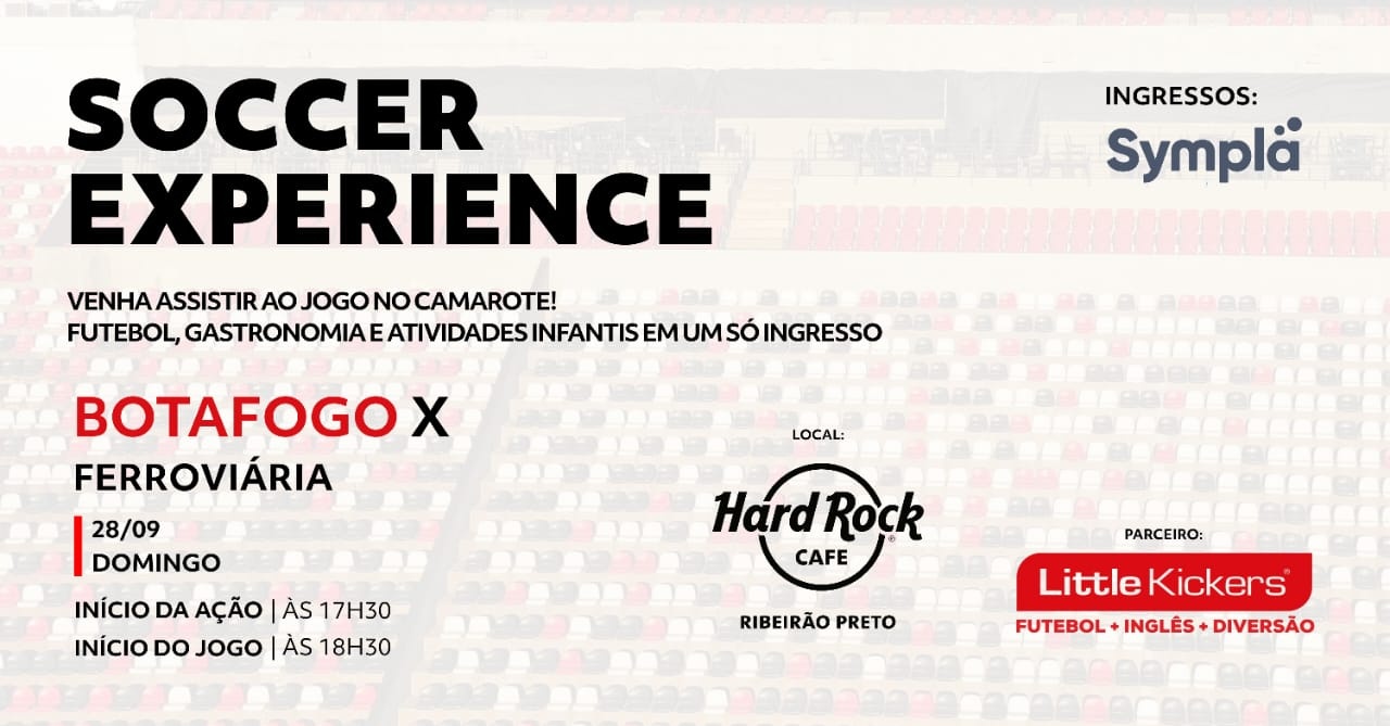 SOCCER EXPERIENCE - JOGO BOTAFOGO X FERROVIÁRIA