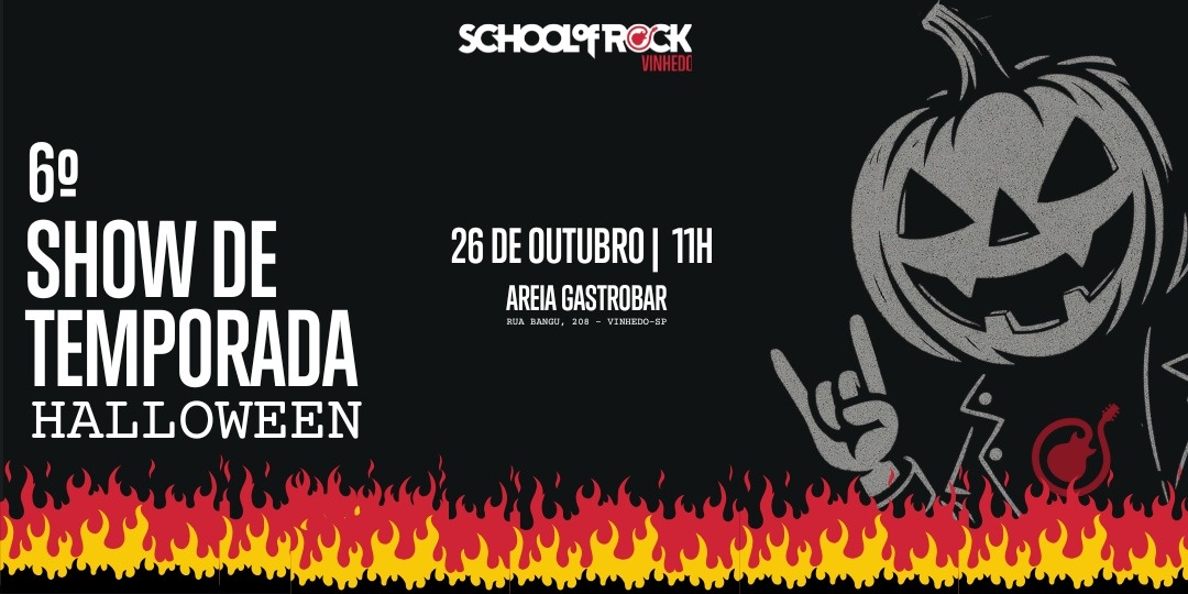 6º Show de Temporada School of Rock Vinhedo