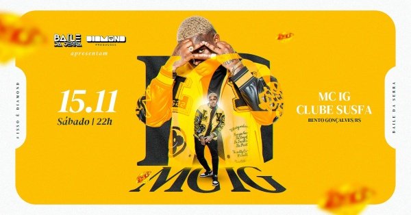 Imagem do evento MC IG em BENTO GONÇALVES