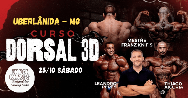 Imagem do evento DORSAL 3D - O CURSO com Leandro Peres, Thiago Xicoria e Franz Knifis