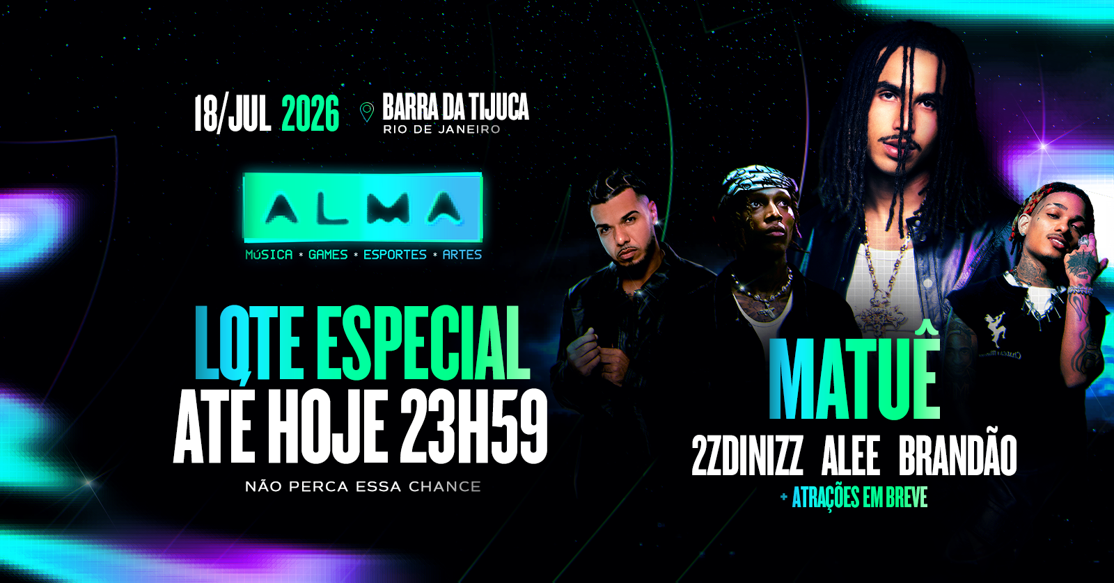 Alma Festival 2026 em Rio de Janeiro