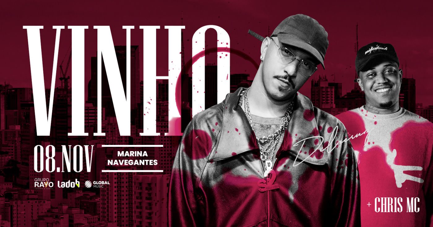 DELACRUZ + CHRIS MC // TOUR VINHO // 08.11.25 PORTO ALEGRE em Ilha