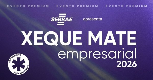 Imagem do evento Xeque-Mate Empresarial 2026 - Crescimento Digital, Vendas & Oratória de Impacto