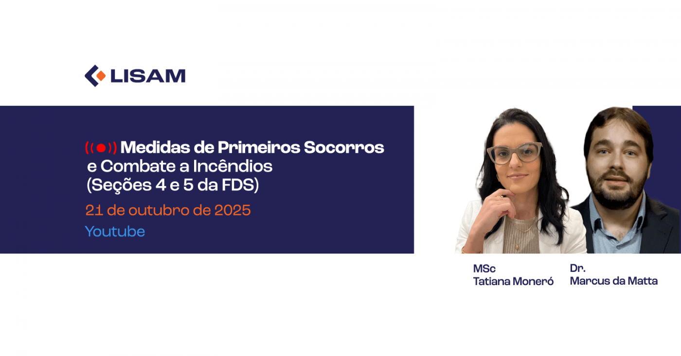 Webcast Smart Compliance | Medidas de Primeiros Socorros e Combate a  Incêndios (Seções 4 e 5 da FDS) - online - Sympla