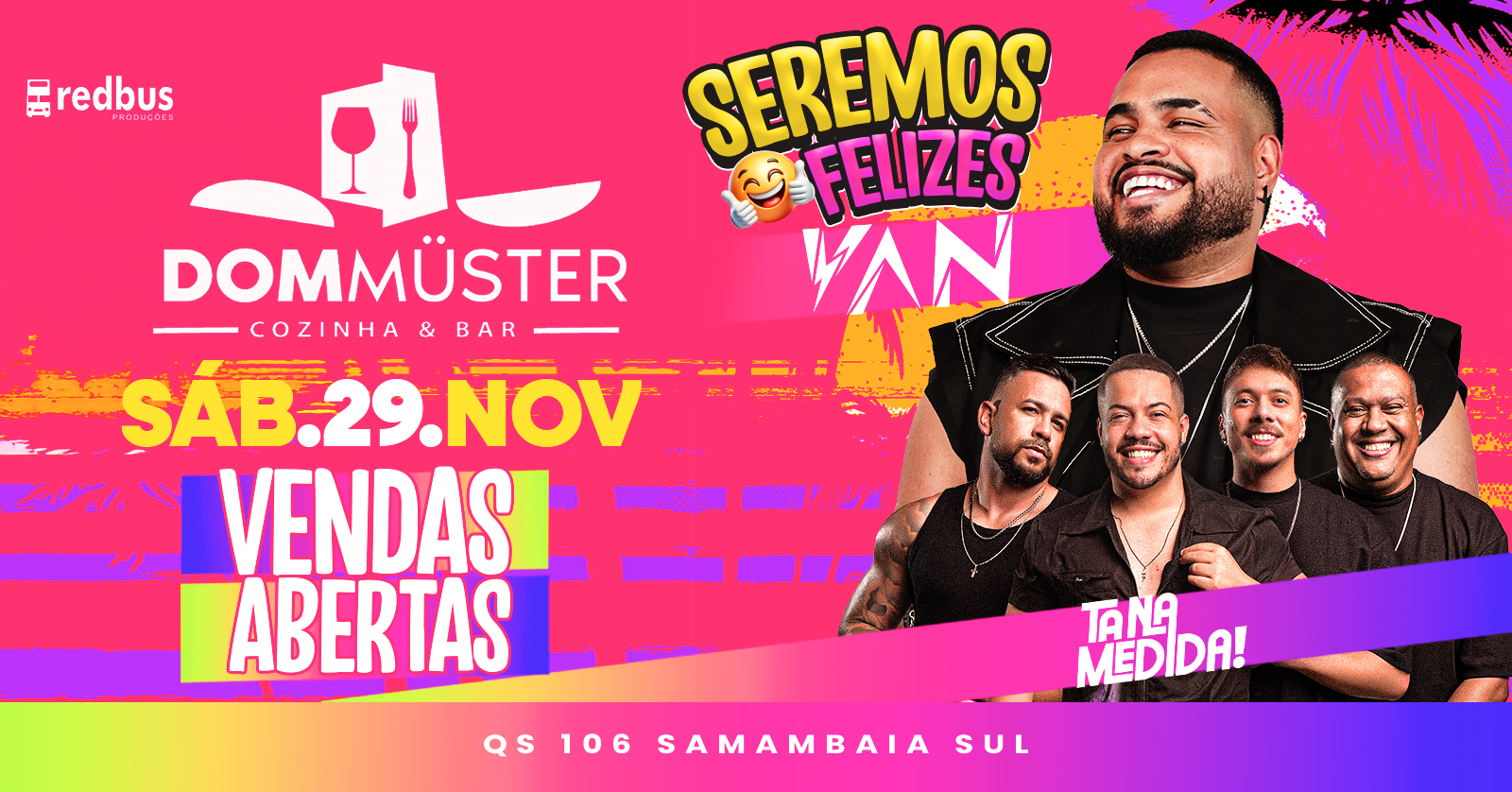 Vem de Pagode - Show Completo Yan + Tá na Medida | Dom Muster em Brasília