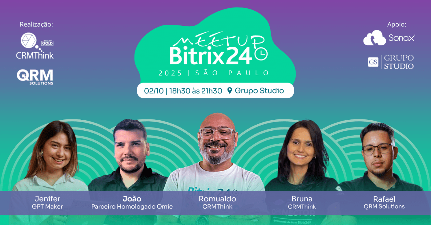 Meetup Bitrix24 2025 - São Paulo/SP (2ª edição) em São Paulo - Sympla