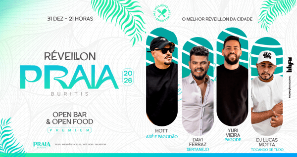 Imagem do evento Réveillon Praia Buritis 2026 - All Inclusive