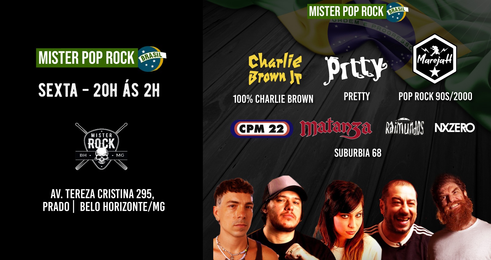 19/09 - Mister Pop Rock Brasil: Pitty, Charlie Brown Jr, Marejah, Nx Zero, Raimundos, Matanza, CPM