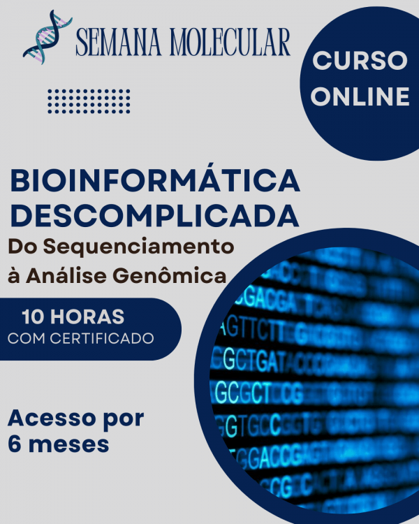 Imagem do evento Bioinformática Descomplicada - Análise Genômica