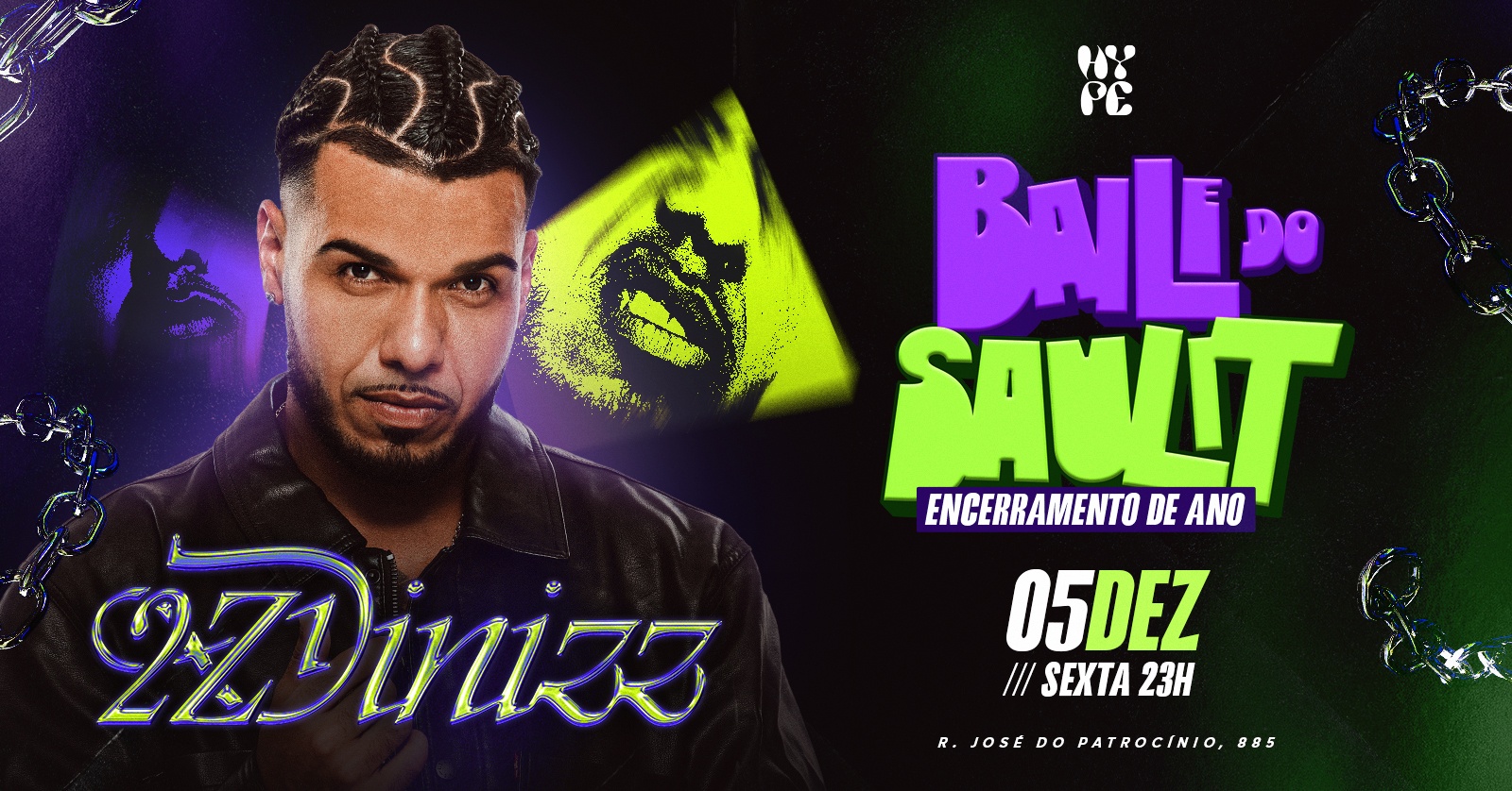 2zdinizz em Porto Alegre - Baile do Saulit