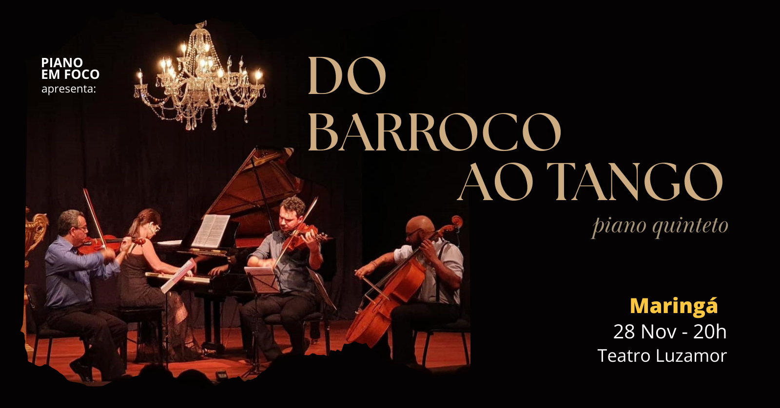 Image for the event: Do Barroco ao Tango - Piano Quinteto