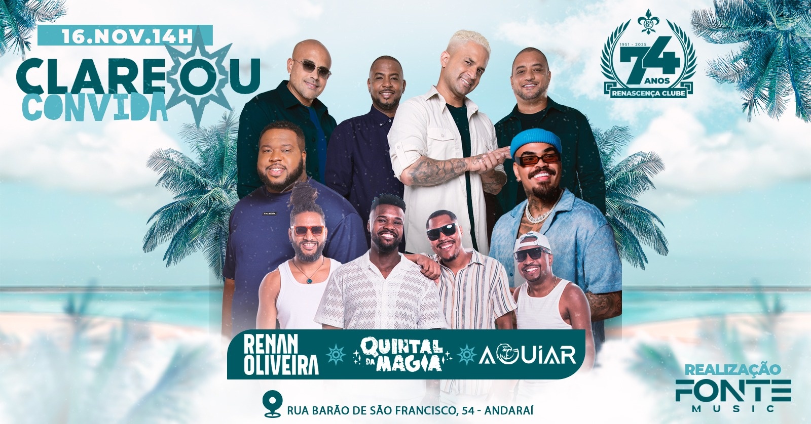 Clareou Convida - Renascença em Rio de Janeiro