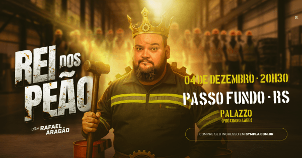 Imagem do evento RAFAEL ARAGÃO em Passo Fundo (show novo)