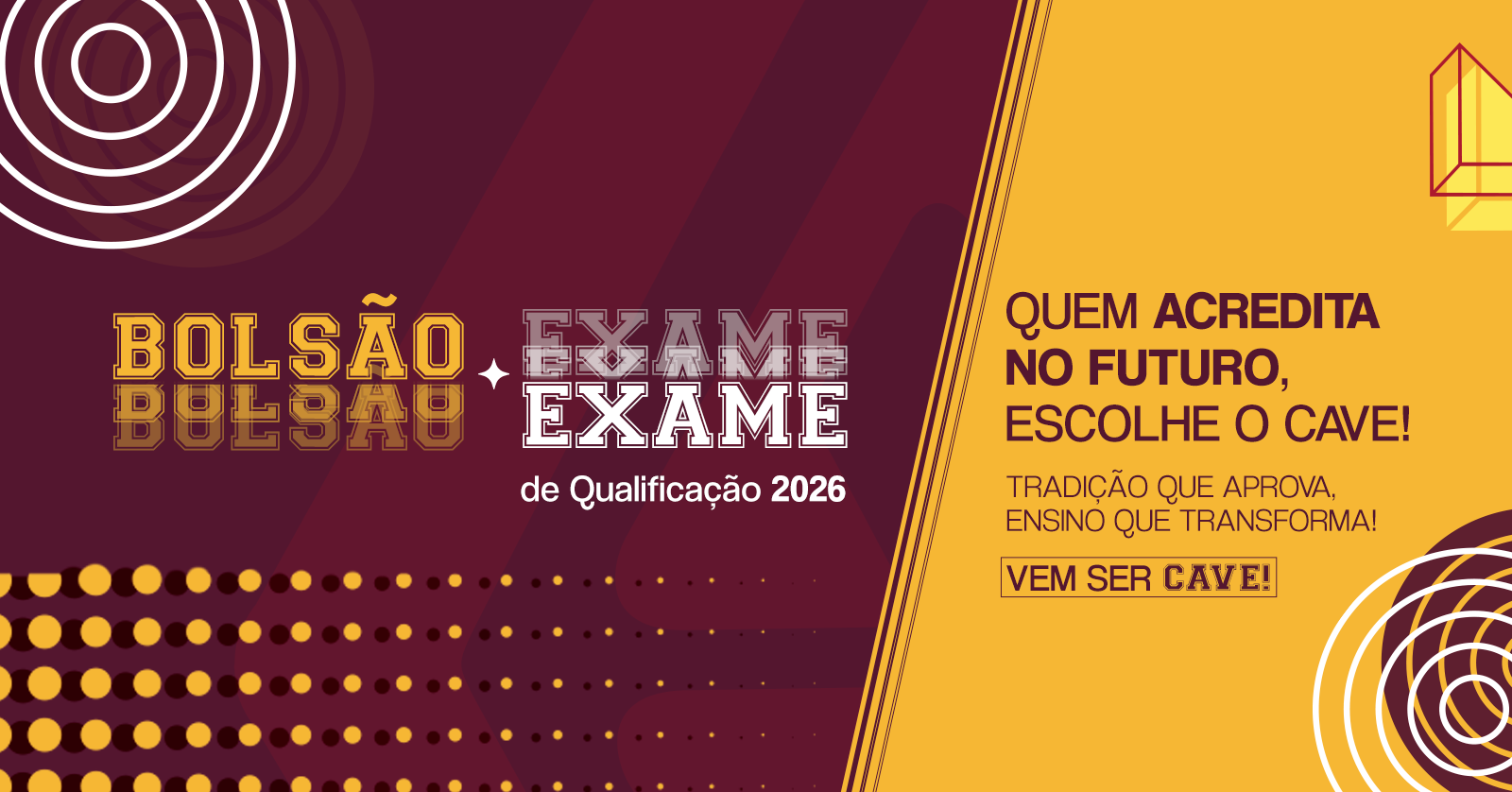 Prova de Oportunidade CAVE 2027