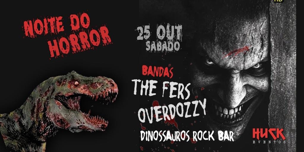 Halloween Dinossauro's Rock Bar