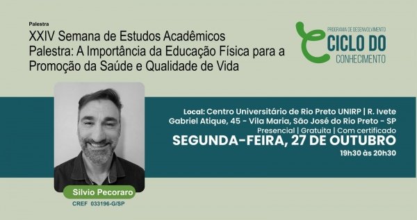 Imagem do evento A Importância da Educação Física para a Promoção da Saúde e Qualidade de Vida