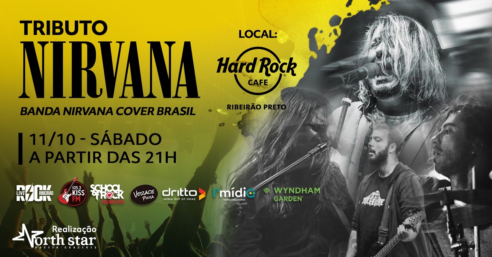 Nirvana Cover Brasil – Especial MTV Unplugged no Hard Rock Cafe Ribeirão Preto