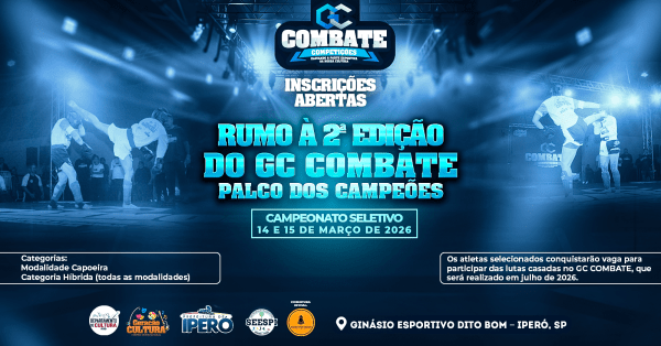 Imagem do evento SELETIVA GC COMBATE - 14 e 15 DE MARÇO