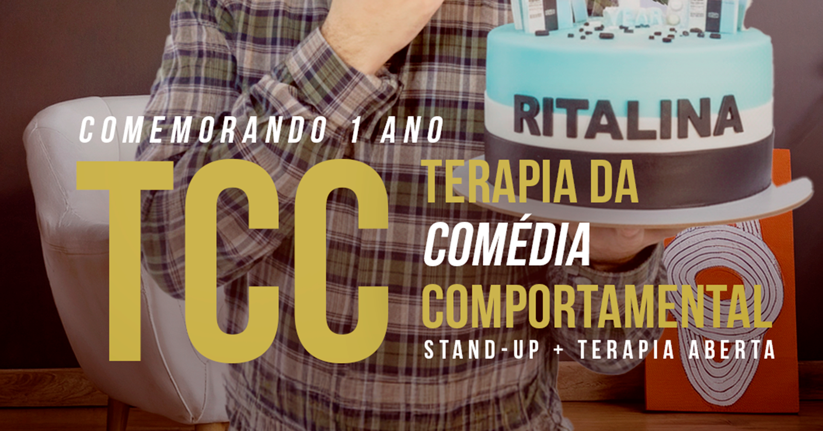 TCC – Terapia da Comédia Comportamental com Davi Villa Real (show de stand-up)