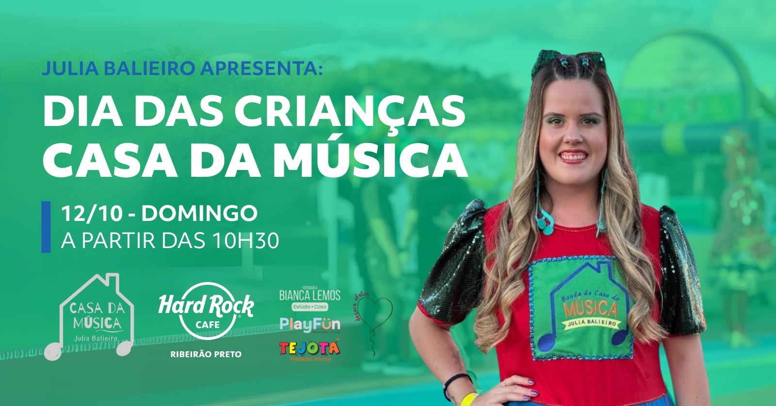 DIA DAS CRIANÇAS CASA DA MÚSICA NO HARD ROCK CAFÉ RIBEIRÃO