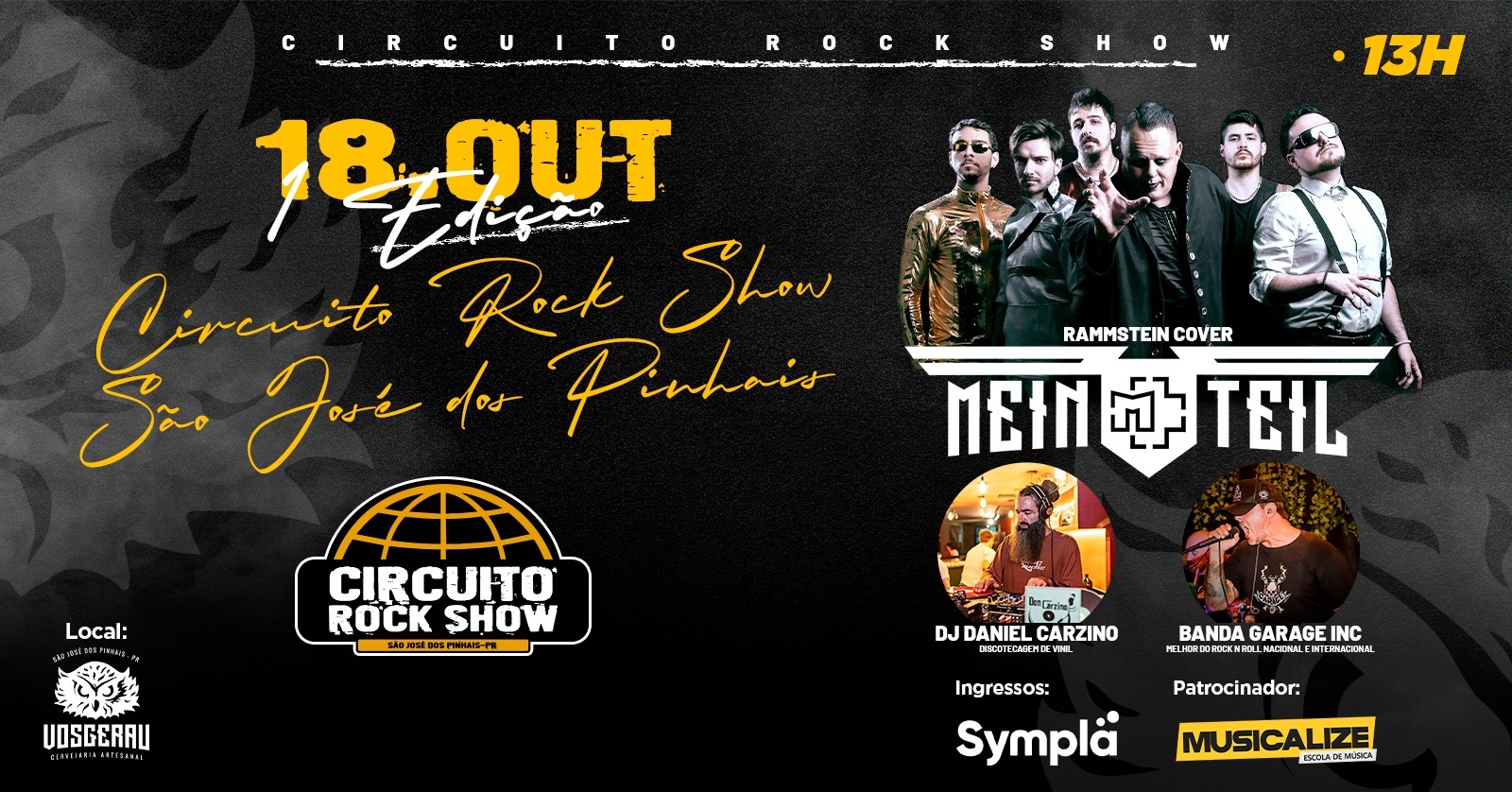 1° Edição Circuito Rock Show - SJP
