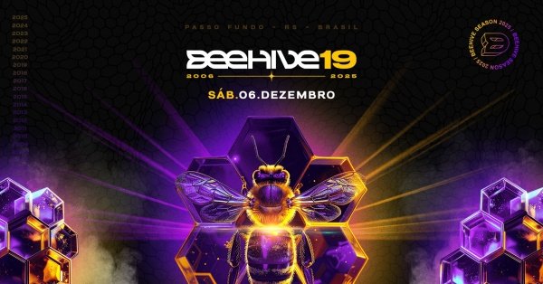 Imagem do evento Beehive 19 Anos 