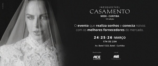 Imagem do evento Exposição para noivos - Inesquecível Casamento Week 2026 | Curitiba