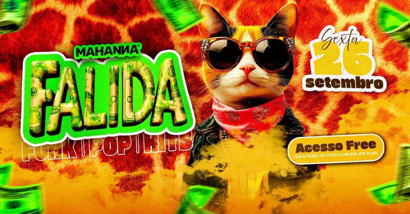 Falida FALIDA | BEBIDINHAS NA PISTA | PROMOS NO BAR* em Passo Fundo - Sympla