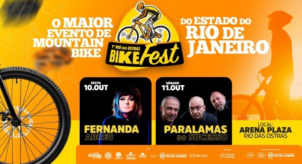 Fernanda Abreu e Paralamas do Sucesso | 1º Rio das Ostras Bike Fest | 10 e 11OUT