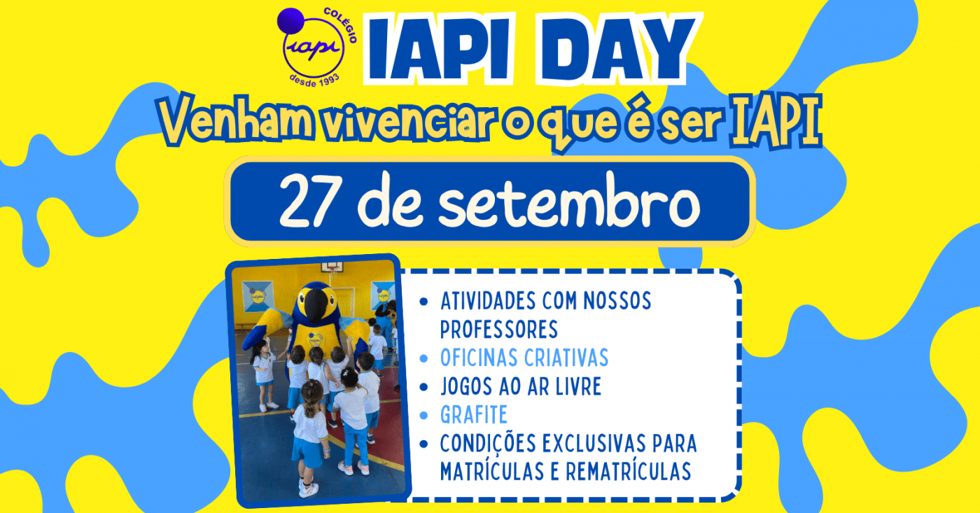 IAPI DAY em São Paulo - Sympla