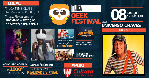 Imagem do evento Tijuca Geek Festival 7° Edição