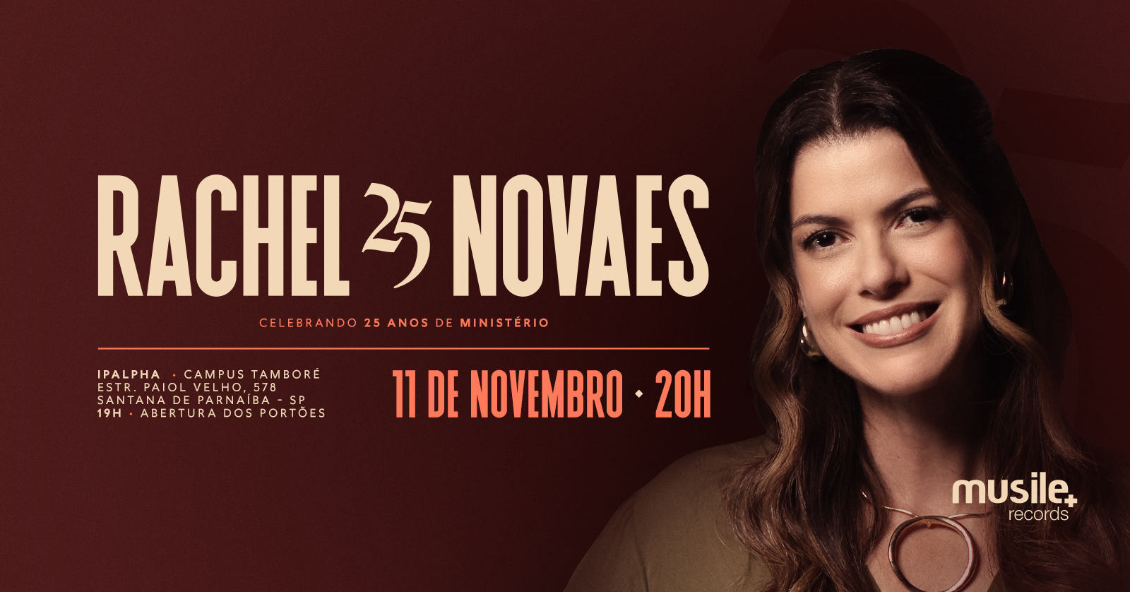 Rachel Novaes - Gravação do DVD Celebrando 25 Anos de Ministério