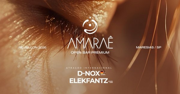 Imagem do evento Réveillon Maresias 2026| Amaraê - Open Bar Premium