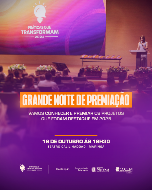 Imagem do evento Cerimônia do Concurso Práticas que Transformam 2025