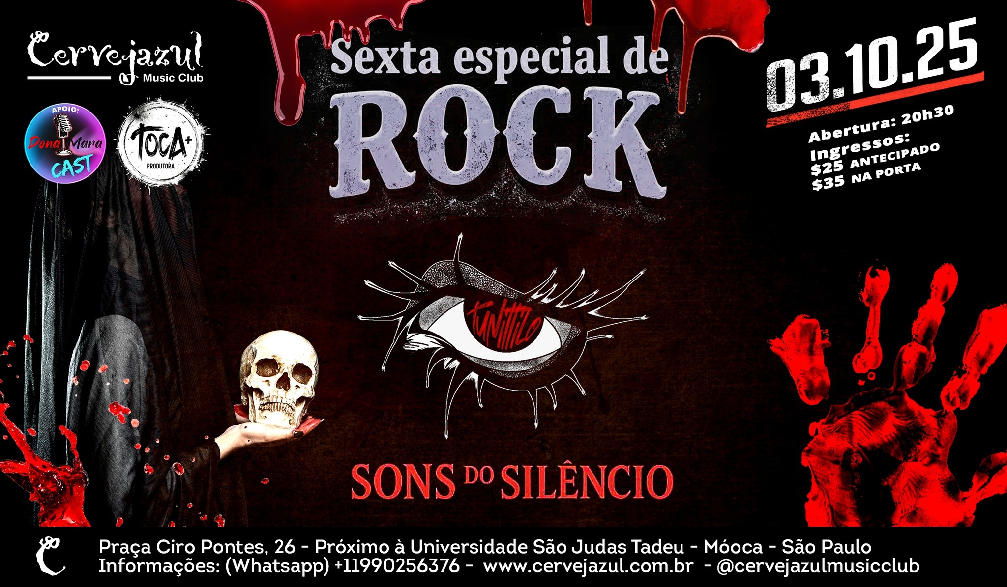 Sexta especial de rock.