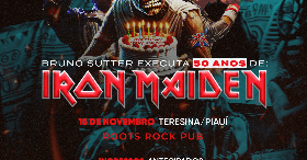 BRUNO SUTTER EXECUTA 50 ANOS DE IRON MAIDEN EM TERESINA