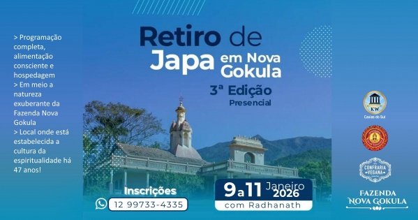 Imagem do evento RETIRO DE JAPA NA FAZENDA NOVA GOKULA
