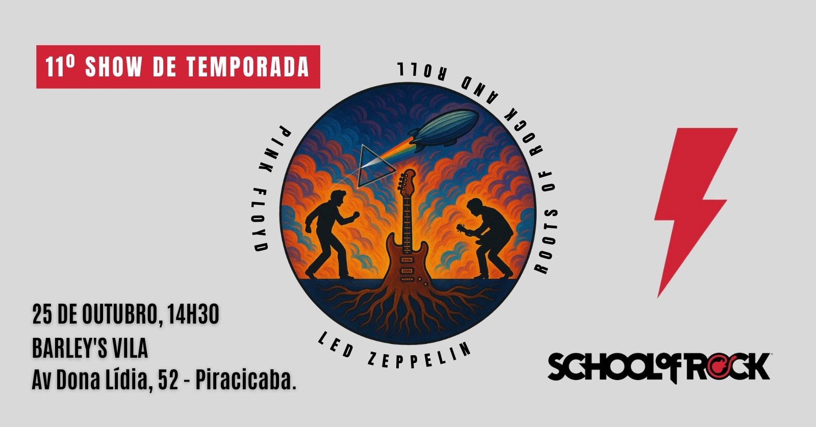 11º Show de Temporada da School of Rock Piracicaba
