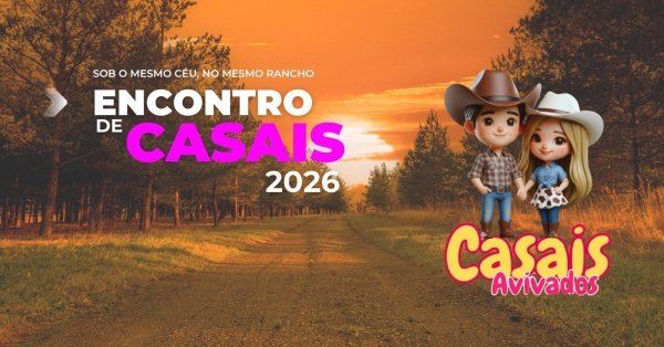 Imagem do evento 11º Encontro de Casais Avivados 2026  Sob o Mesmo Céu, no Mesmo Rancho