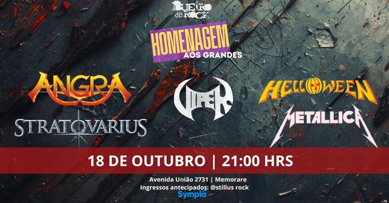 HOMENAGEM AOS GRANDES: BUEIRO DO ROCK