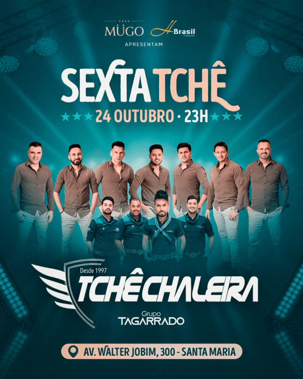 Imagem do evento Sexta Tchê na Casa Mugo com Tchê Chaleira + Tagarrado