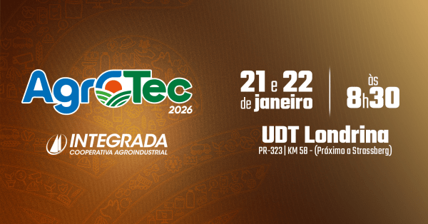 Imagem do evento AGROTEC 2026 - (Para inscrição gratuita, adicione 1 ingresso e clique em COMPRAR INGRESSO).