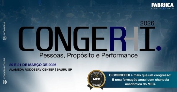 Imagem do evento CONGERHI 2026 | Pessoas, Propósito e Performance