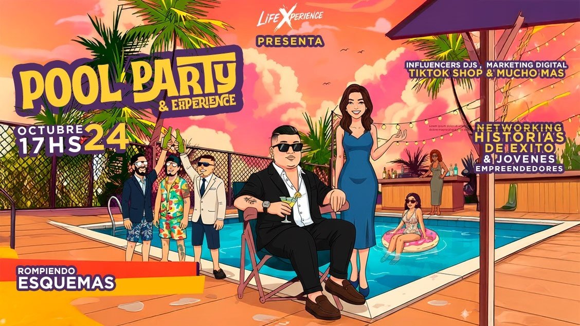 POOL PARTY LIFE EXPERIENCE+ NETWORKING em São Paulo - Sympla