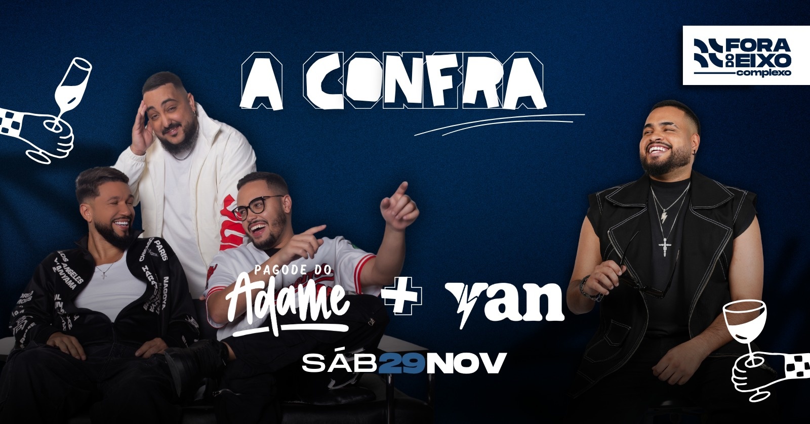 Pagode do Adame e Yan no Cpx em Brasília