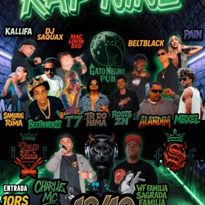 Rap Trap Funk festival,Rap Nine e Família sagrada Família em São