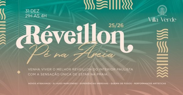 Imagem do evento Réveillon Pé na Areia Villa Verde