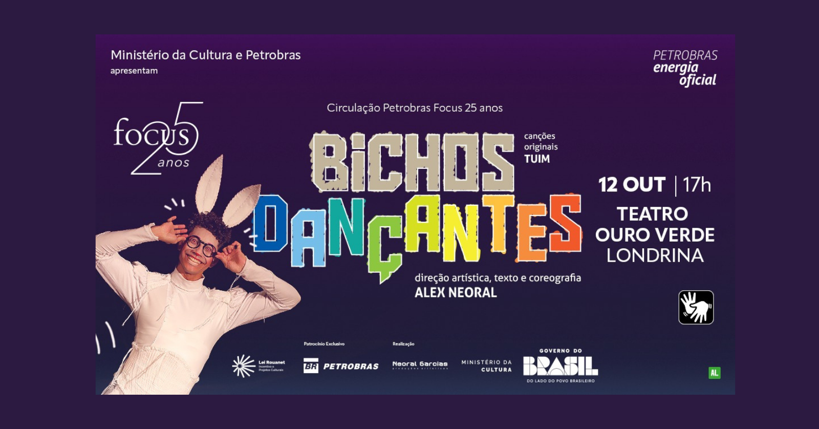 Bichos dançantes (Focus Cia de Dança) em Londrina - Sympla